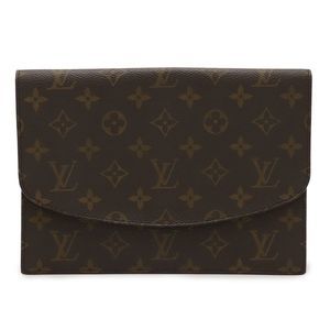 Louis Vuitton Monogram Pochette Lava 23 Second Bag Clutch Bag Pouch Small Bag